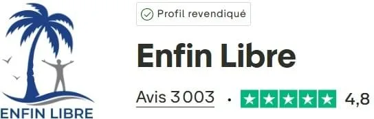 Enfin Libre — profil revendiqué Trustpilot, 3 003 avis, 4,8/5